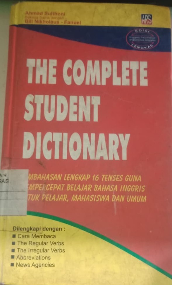 Image of THE COMPLETE STUDENT DICTIONARY